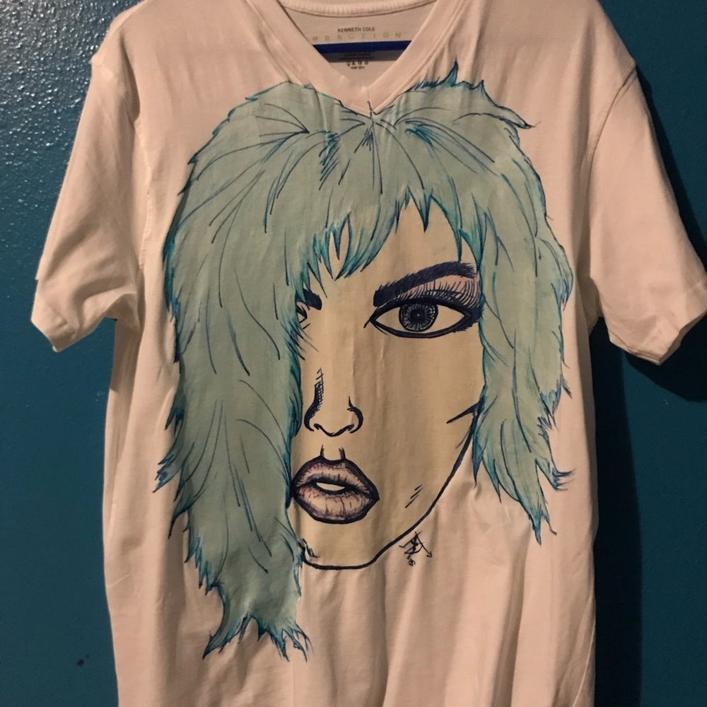 NWOT KC White T “Becky With The Blued Hair” - Picture 2 of 6
